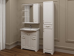 Stella Polare Мебель для ванной Кармела 85 Элеганс ольха белая – фотография-2